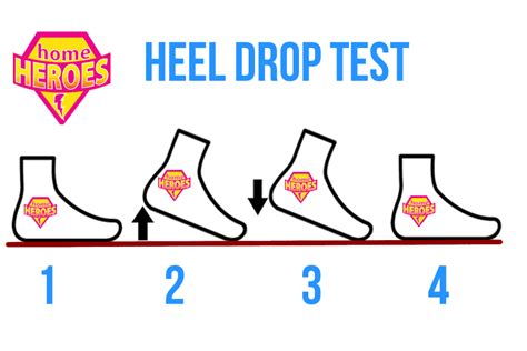 heel drop test|heel drop diagram.